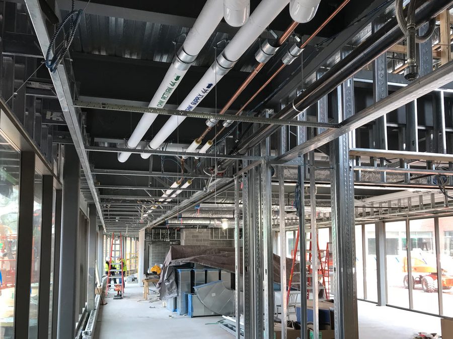 Recording mechanical and electrical services before they are covered